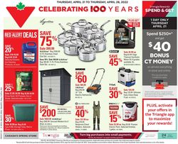 Catalogue Canadian Tire from 04/21/2022