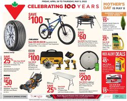 Catalogue Canadian Tire from 04/29/2022