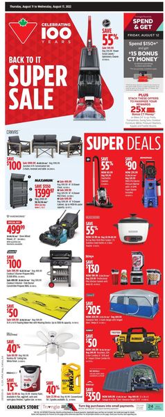 Catalogue Canadian Tire from 08/11/2022