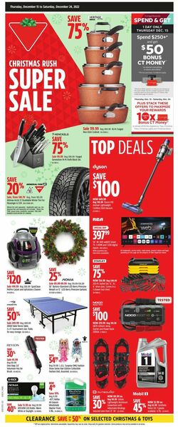 Catalogue Canadian Tire from 12/15/2022