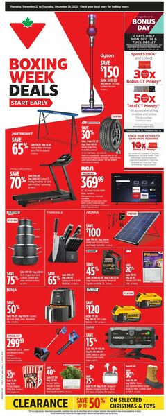 Catalogue Canadian Tire from 12/22/2022