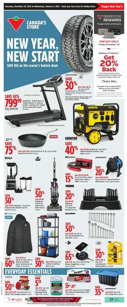 Catalogue Canadian Tire from 12/29/2022