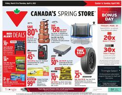Catalogue Canadian Tire from 03/31/2023