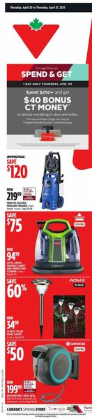 Catalogue Canadian Tire from 04/20/2023