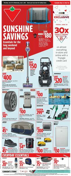 Catalogue Canadian Tire from 06/29/2023