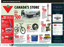 Catalogue Canadian Tire from 07/13/2023