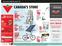 Catalogue Canadian Tire from 07/27/2023