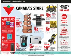 Catalogue Canadian Tire from 08/17/2023