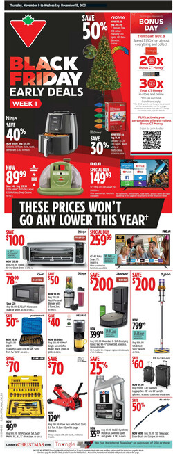 Catalogue Canadian Tire from 11/09/2023
