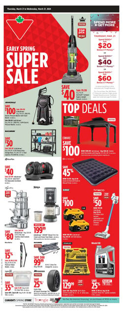 Catalogue Canadian Tire from 03/21/2024