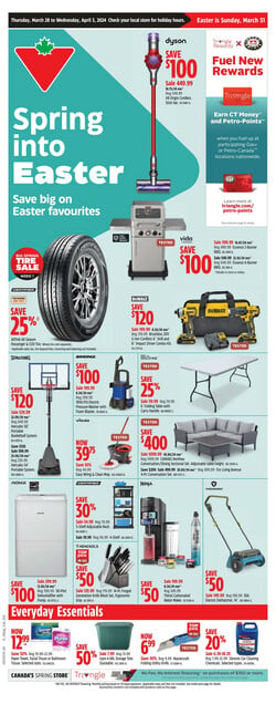 Catalogue Canadian Tire from 03/28/2024