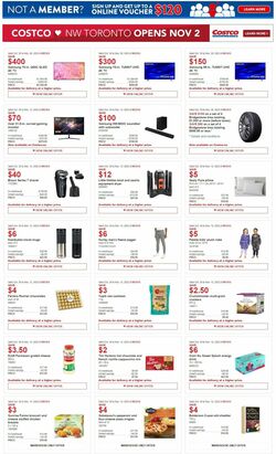 Catalogue Costco from 10/30/2023