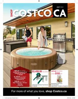 Catalogue Costco from 07/01/2023