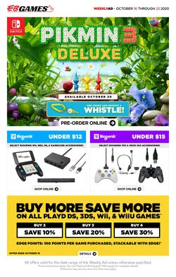 Catalogue EB Games from 10/16/2020