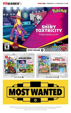 Catalogue EB Games from 02/19/2021