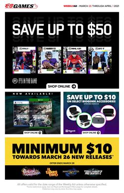 Catalogue EB Games from 03/26/2021