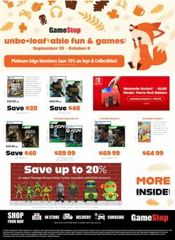 Catalogue EB Games from 09/29/2023