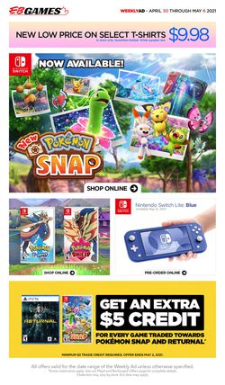 Catalogue EB Games from 04/30/2021