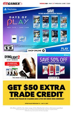 Catalogue EB Games from 05/28/2021