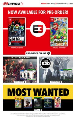 Catalogue EB Games from 06/25/2021