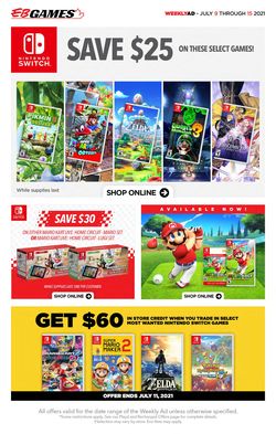Catalogue EB Games from 07/09/2021