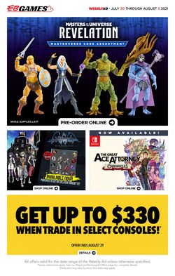 Catalogue EB Games from 08/30/2021