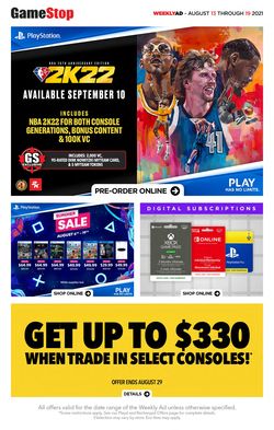 Catalogue EB Games from 08/13/2021