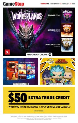 Catalogue EB Games from 09/17/2021