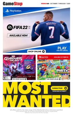 Catalogue EB Games from 10/01/2021
