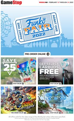 Catalogue EB Games from 02/18/2022