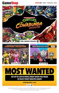 Catalogue EB Games from 04/01/2022