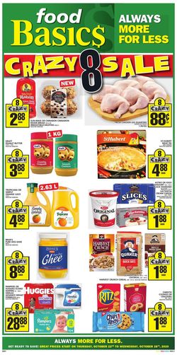 Food Basics Flyer from 10/22/2020