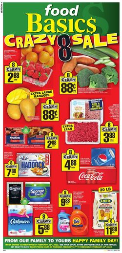 Food Basics Flyer from 02/17/2022