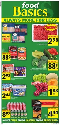 Food Basics Flyer from 03/10/2022