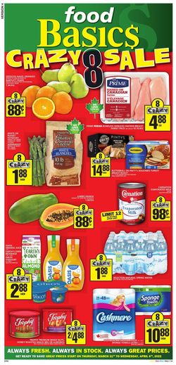 Food Basics Flyer from 03/31/2022