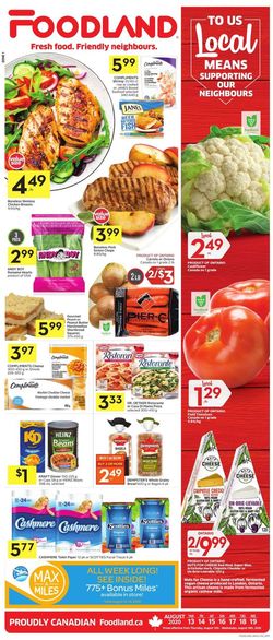 Catalogue Foodland from 08/13/2020