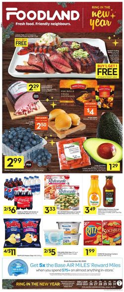 Catalogue Foodland from 12/26/2020