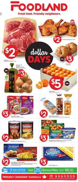 Catalogue Foodland from 02/18/2021
