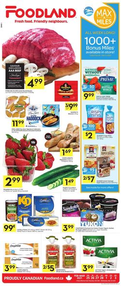 Catalogue Foodland from 02/25/2021