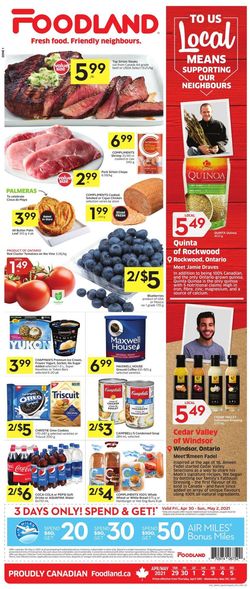Catalogue Foodland from 04/29/2021