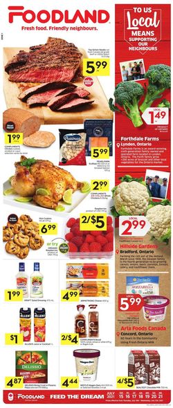 Catalogue Foodland from 07/15/2021