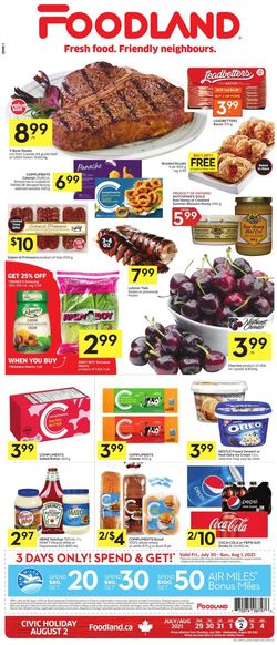 Catalogue Foodland from 07/29/2021
