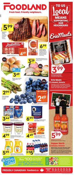 Catalogue Foodland from 08/19/2021