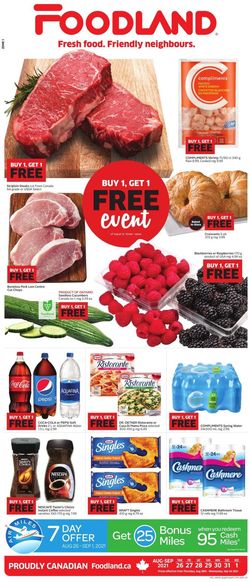 Catalogue Foodland from 08/26/2021