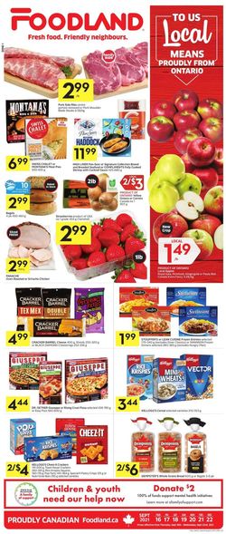 Catalogue Foodland from 09/16/2021
