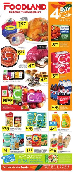 Catalogue Foodland from 09/30/2021
