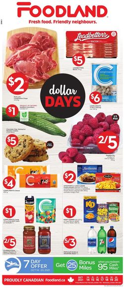 Catalogue Foodland from 10/14/2021