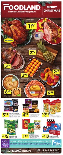 Catalogue Foodland CHRISTMAS 2021 from 12/16/2021