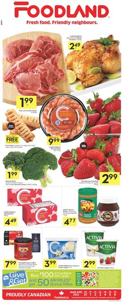 Catalogue Foodland from 03/31/2022