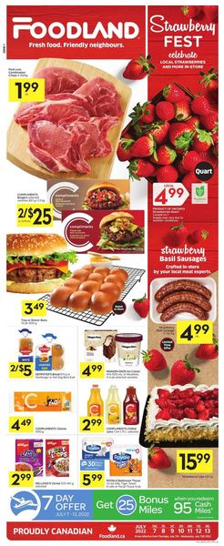 Catalogue Foodland from 07/07/2022